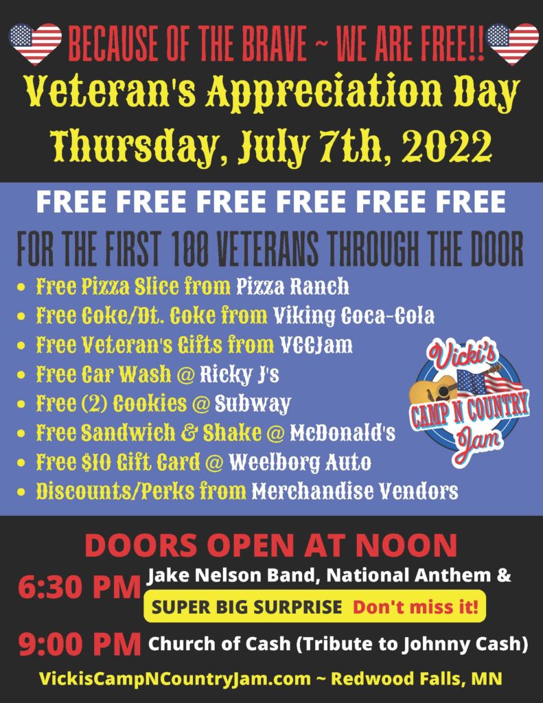 VCCJam Veteran's Appreciation Day