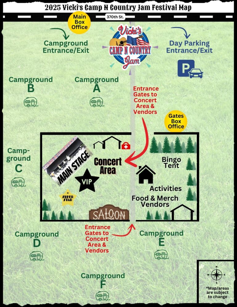 Image of the festival map.