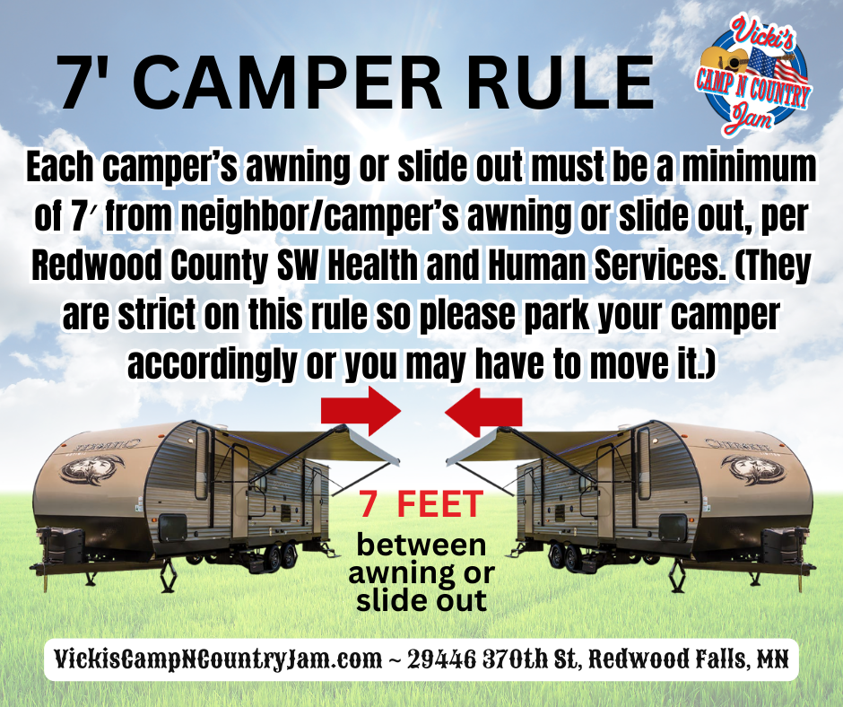 Image of the camper rules.