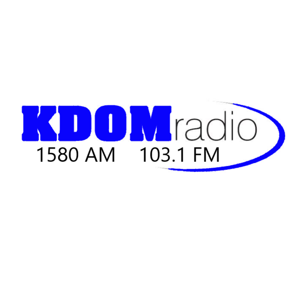 Image of the KDOM Radio logo.