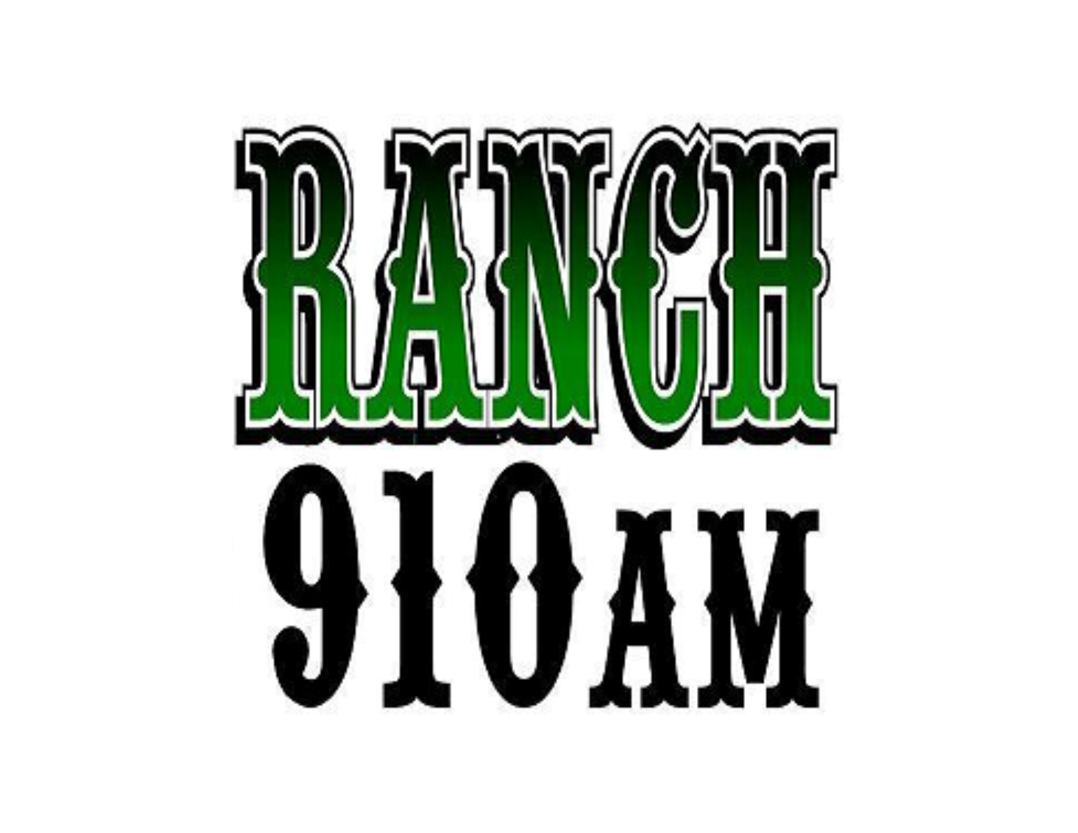 Image of the Ranch 910 AM radio logo.