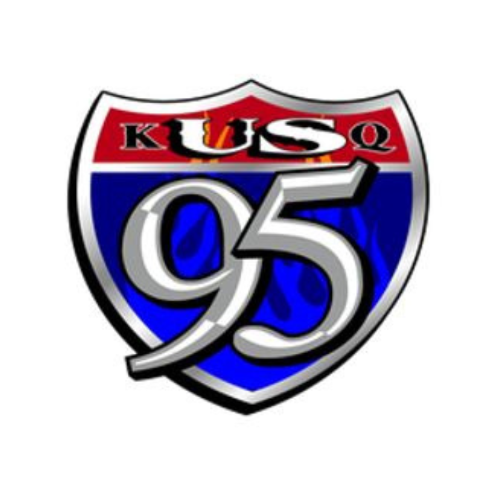 Image of the KUSQ 95 logo.