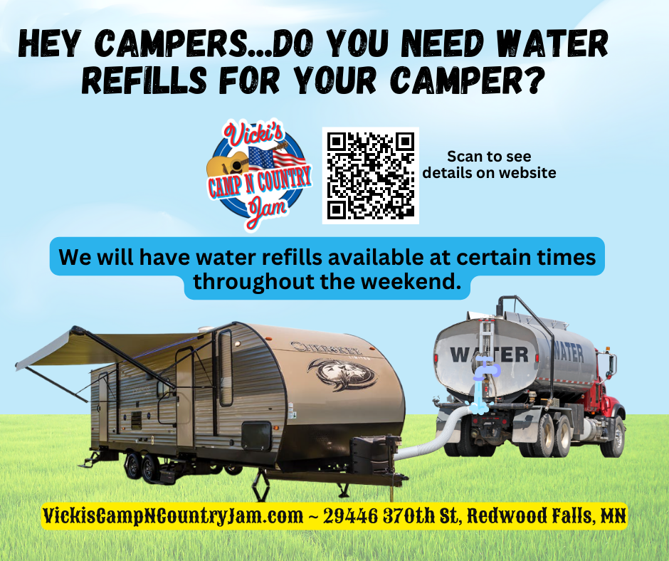 Image of the camper water refills.