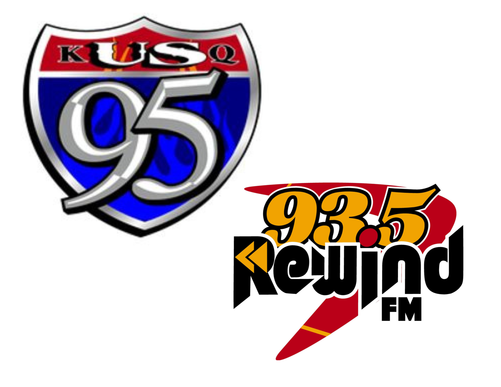 Image of the KUSQ 95 logo.