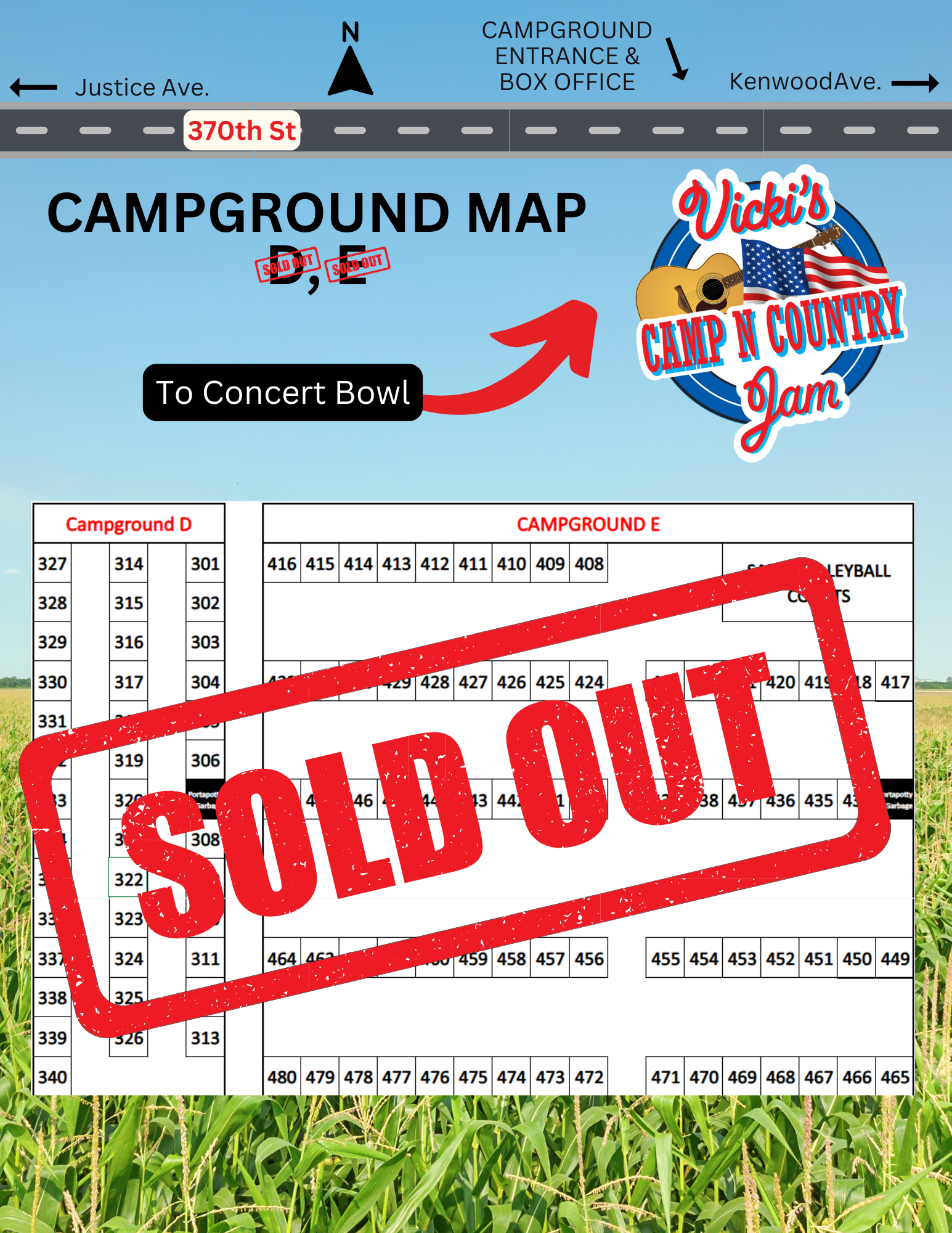Image of the campground map.